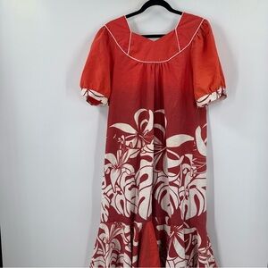 VTG Hawaiian Togs Floral Mumu Women’s Dress Size M